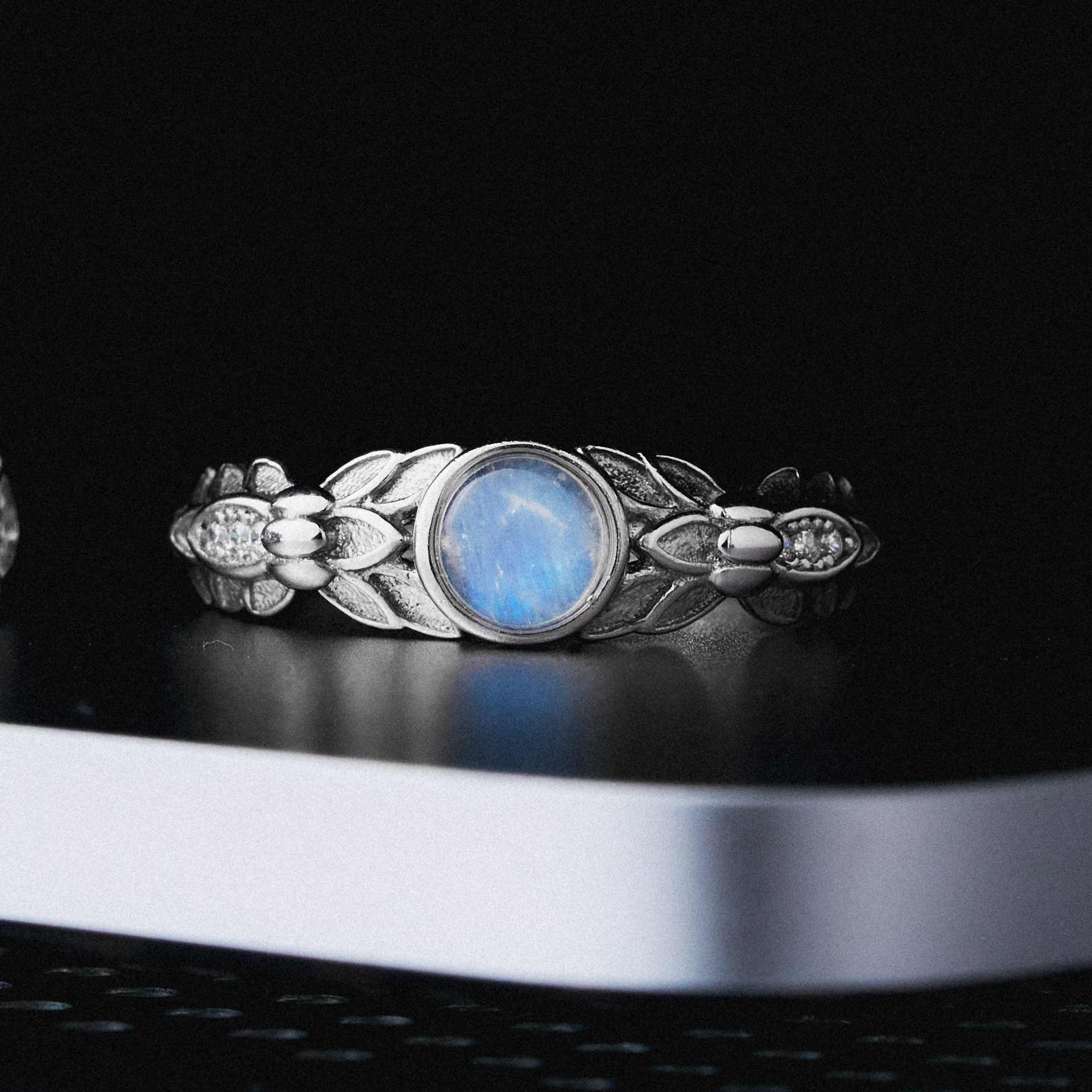 Moon Veil Ring