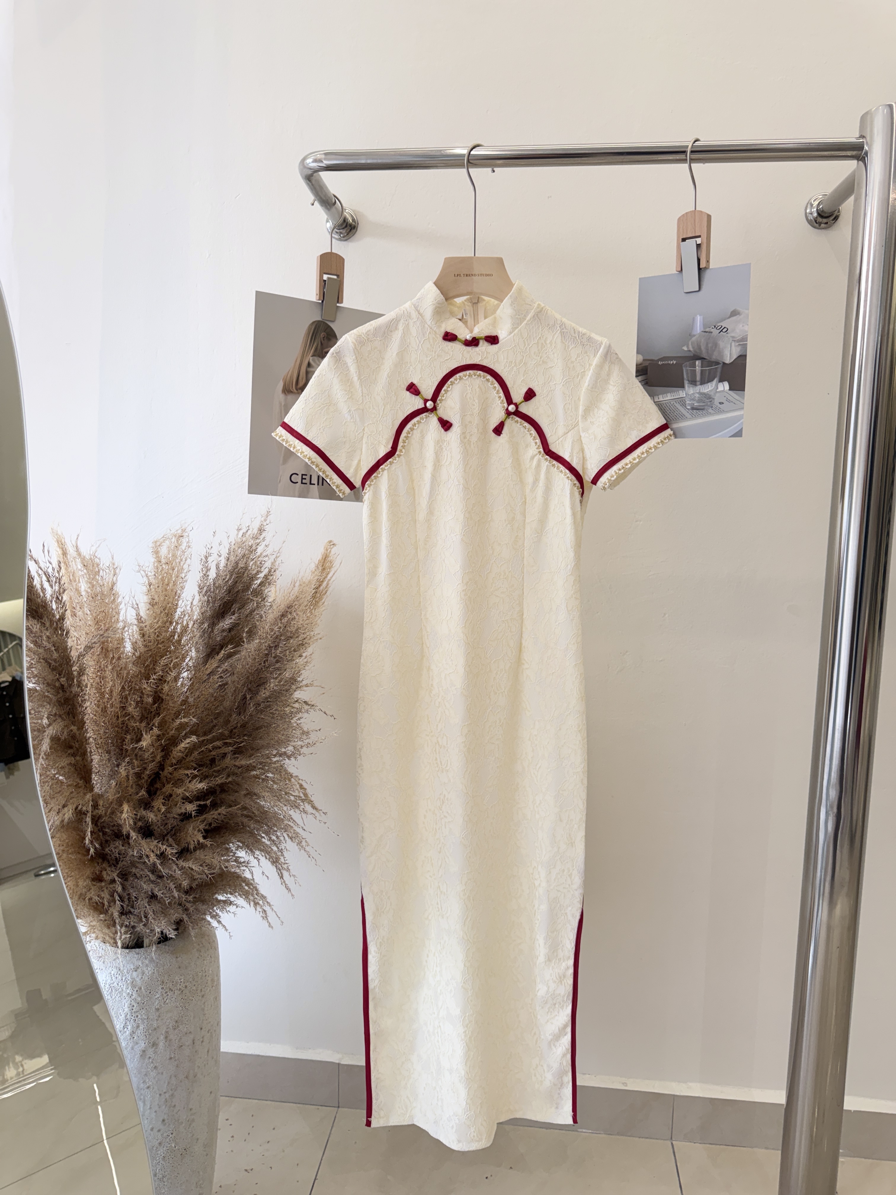 6623 气质蕾丝国风旗袍