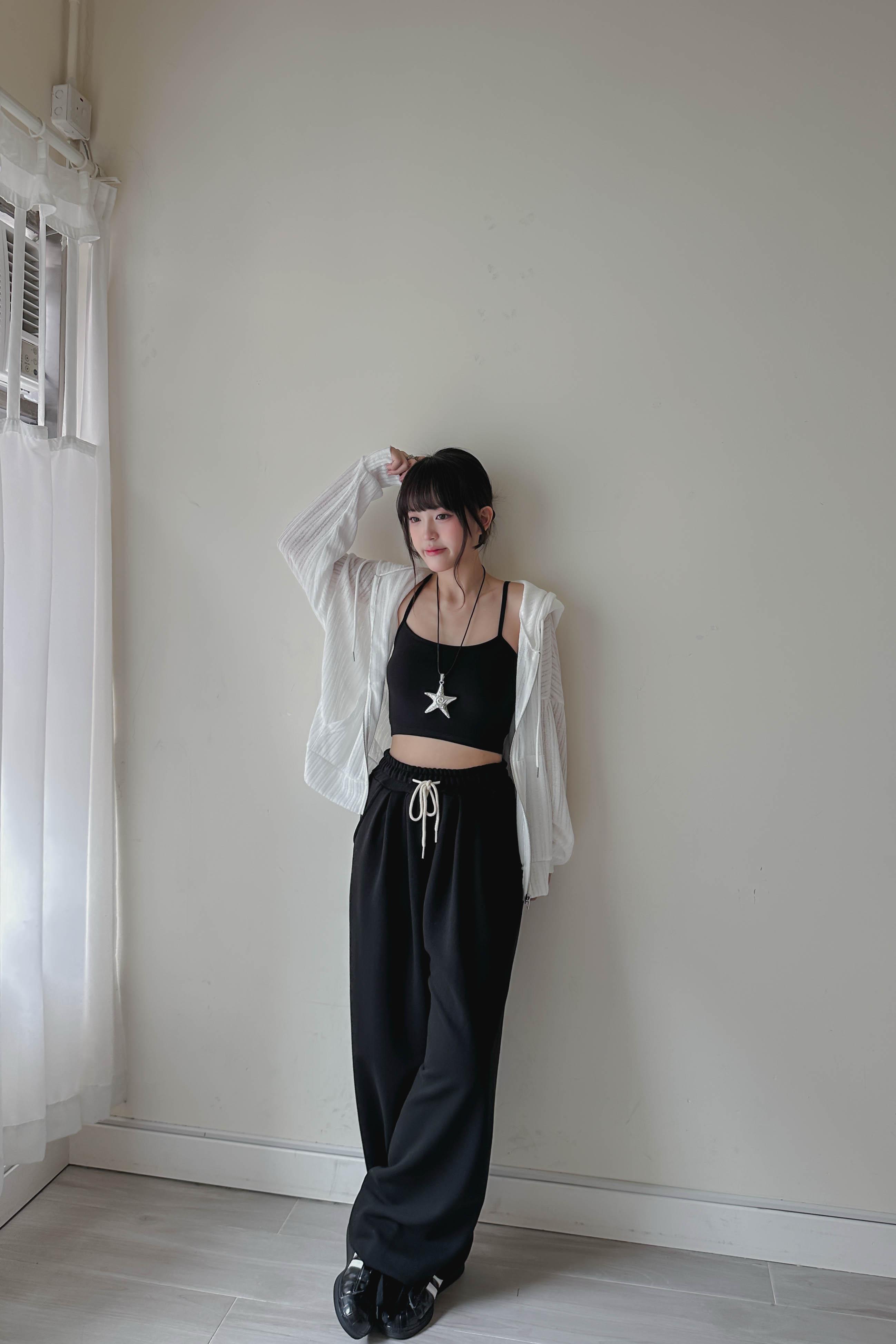 版型正！運動風束腳休閒褲 (兩色入)