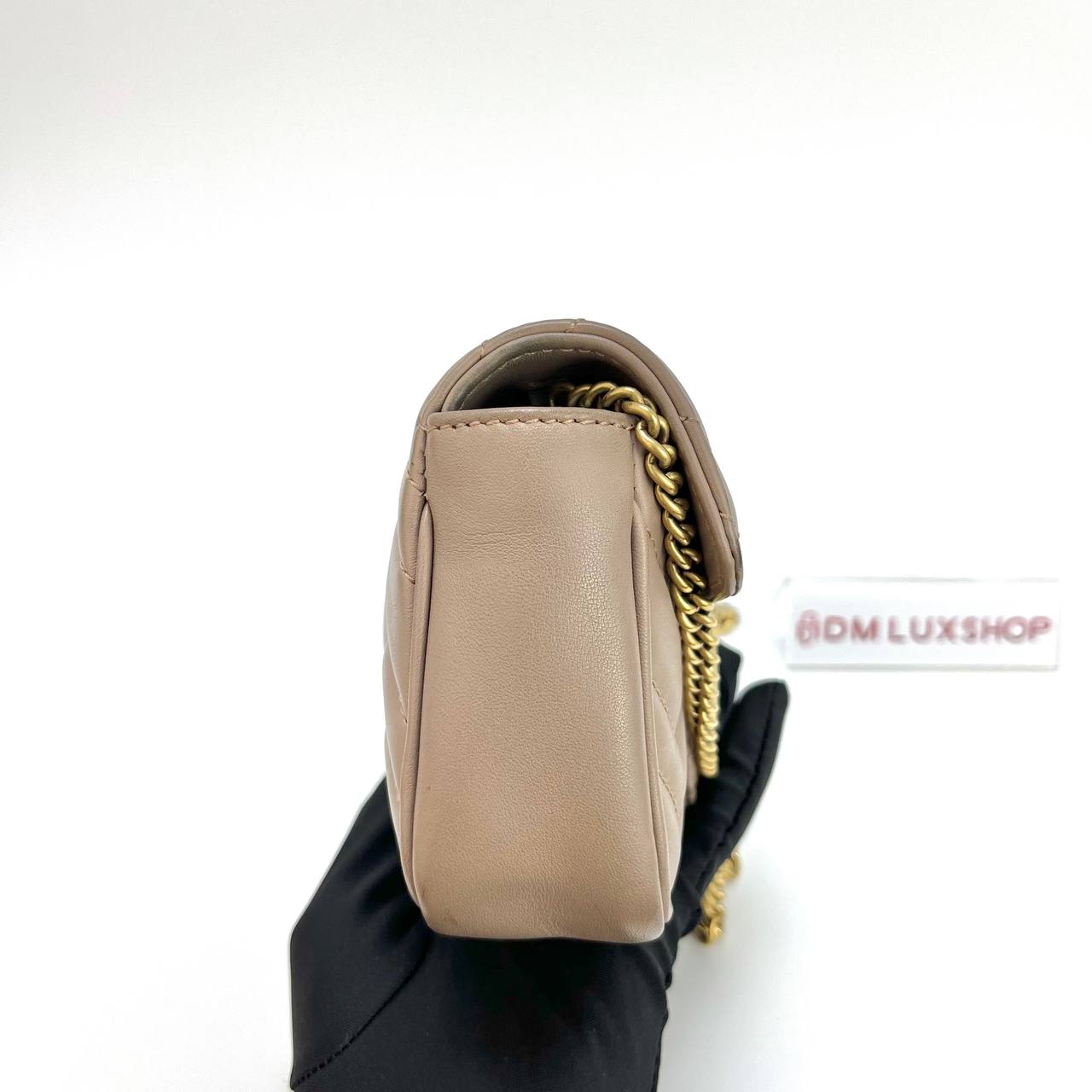 Gucci Beige Marmont Super Mini 