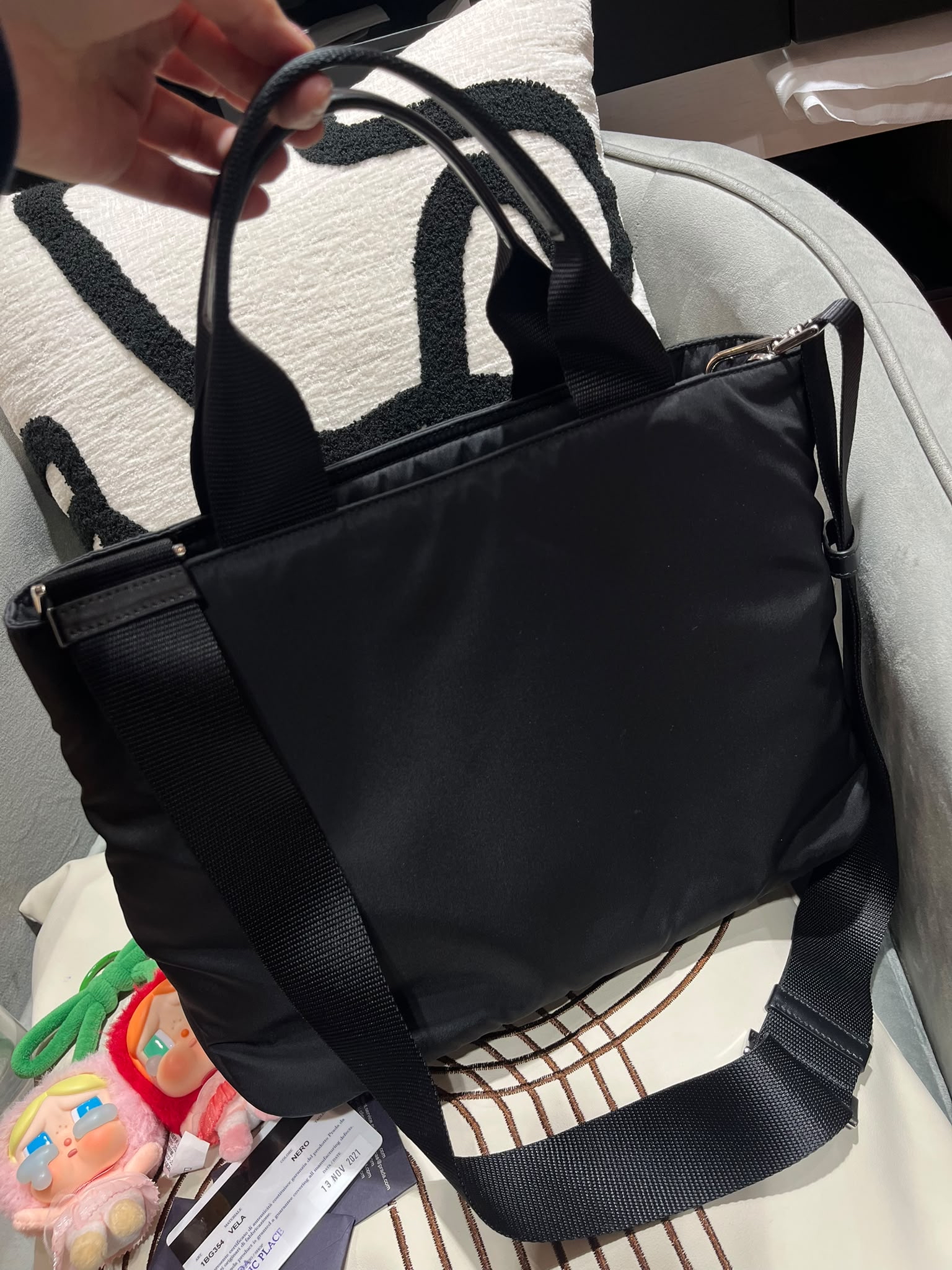Prada nylon 2way re-nylon Bag100%Authentic, 98%new✅dust bag