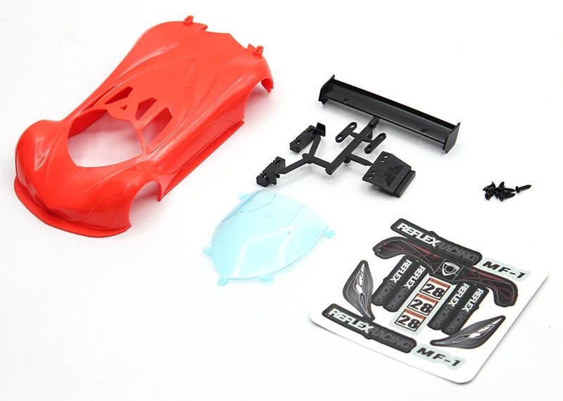 Pre-Order Reflex Racing MF-1 ABS Plastic Body Set (Red)