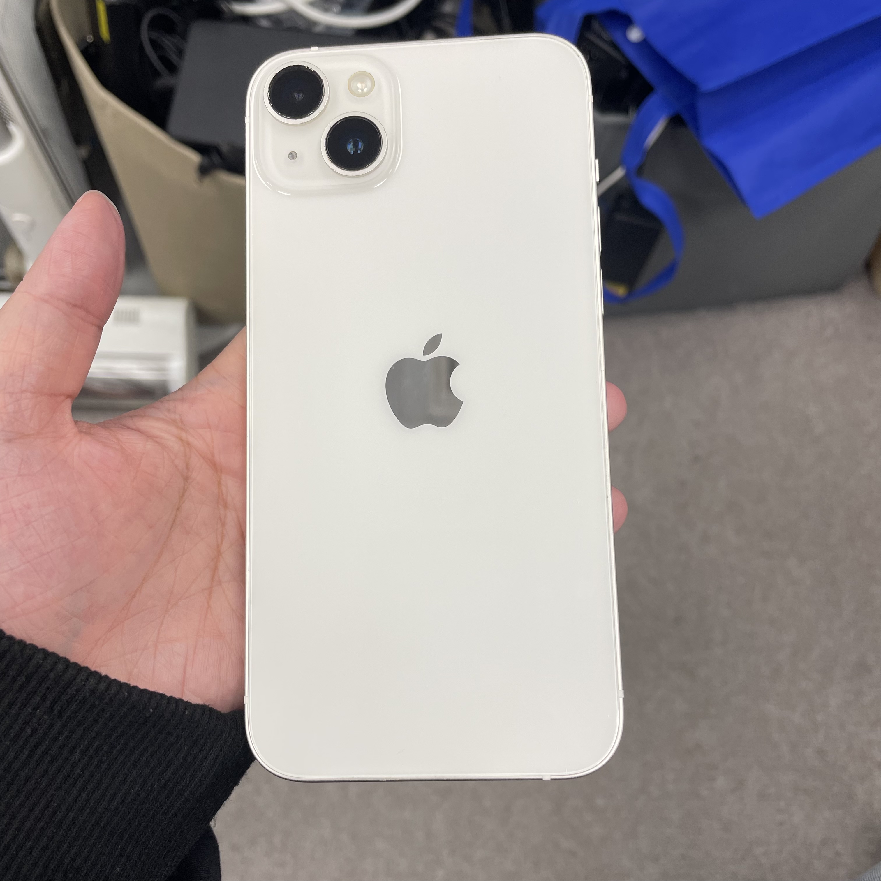 *5945 14 Plus 國行 勁靚機 256GB 電84 白色 white