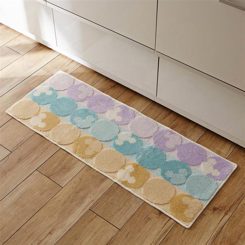 🔥🔥【日本製《BELLE MAISON》MICKEY MOUSE抗菌防臭可機洗地墊】45x60cm