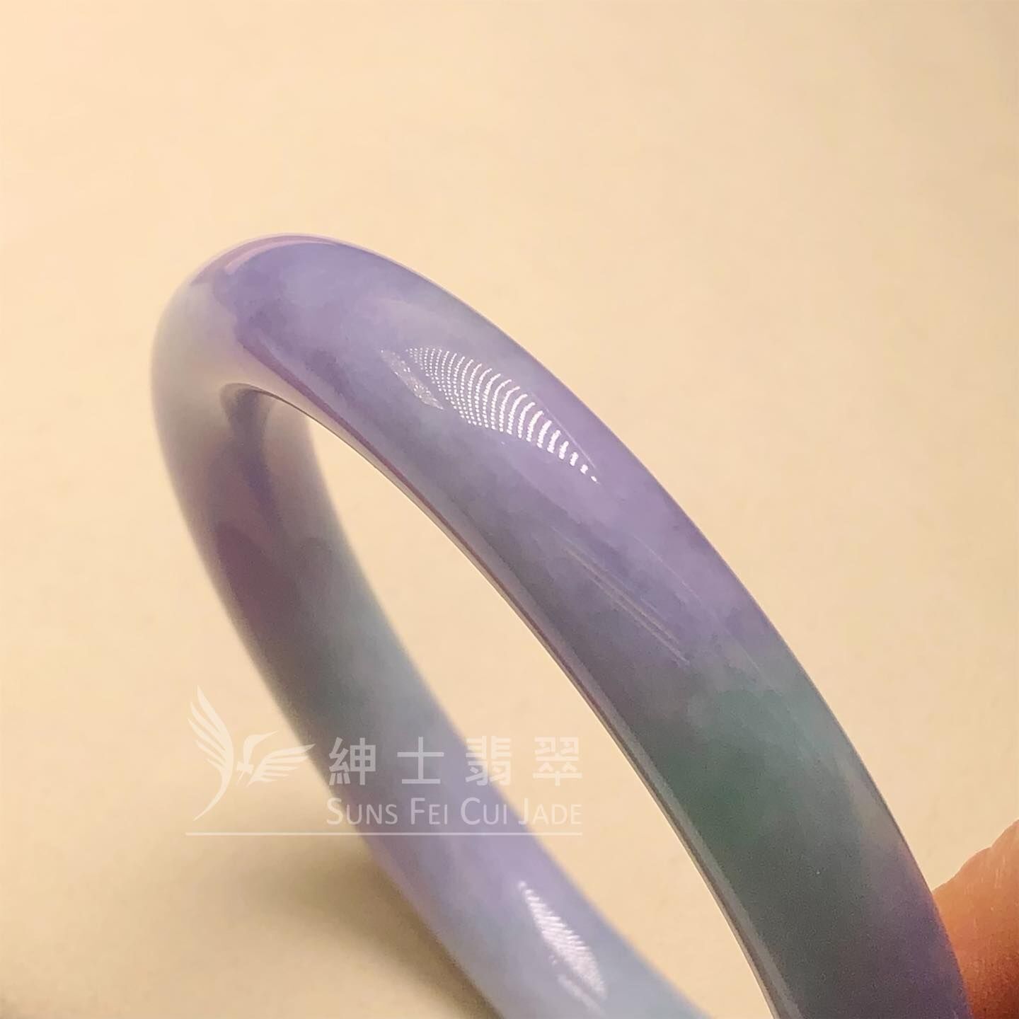 木那濃紫春彩福鐲56.7mm