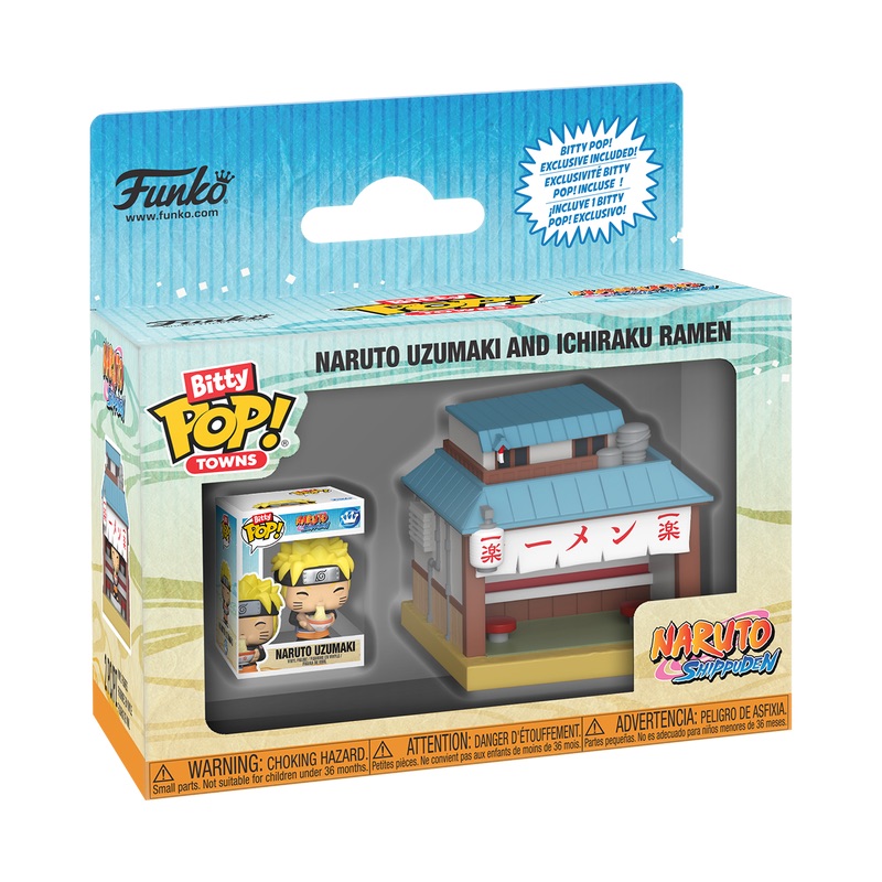 📦訂購 美國代購 Bitty Pop! Towns Naruto Uzumaki and Ichiraku Ramen Figure 火影忍者 模型