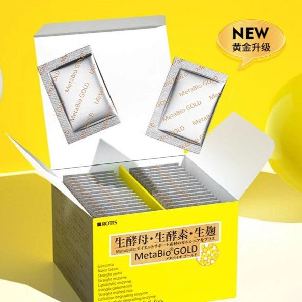 日本🇯🇵ROTTS Metabio Gold 甩脂三寶黃金酵素 (一盒30包)