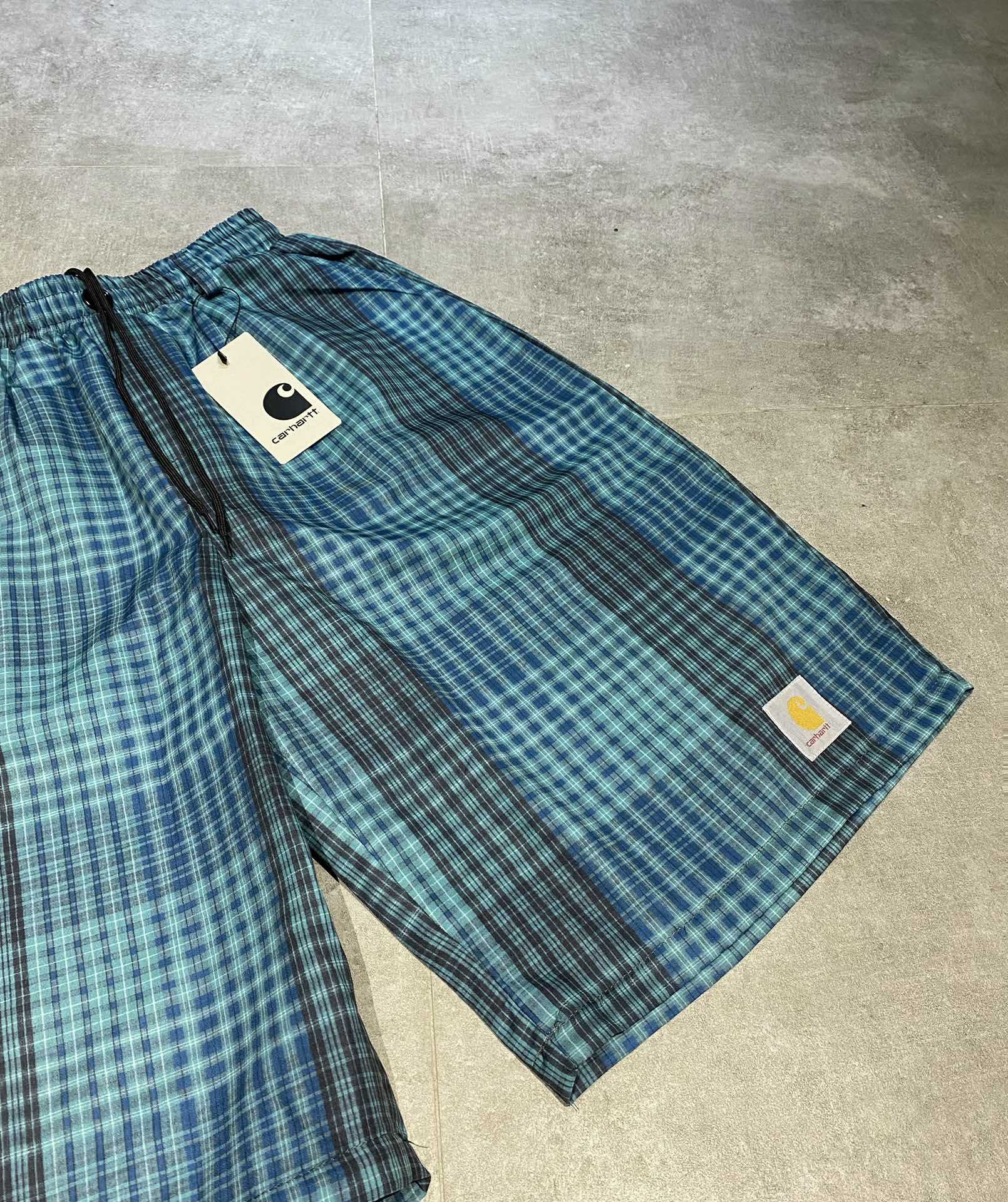 預訂 Car hartt 慵懶藍格休閒褲