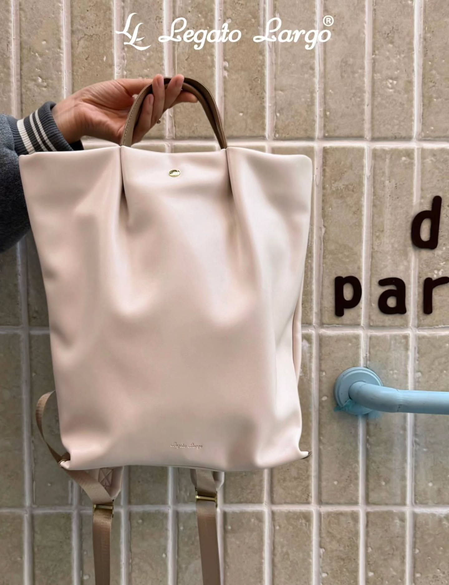 🇯🇵Legato PU皮革后背包