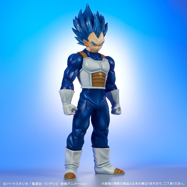 日版 龍珠 Xplus Plex SSGSS 比達 Vegeta 超藍神 1:4 大比例 PVC figure