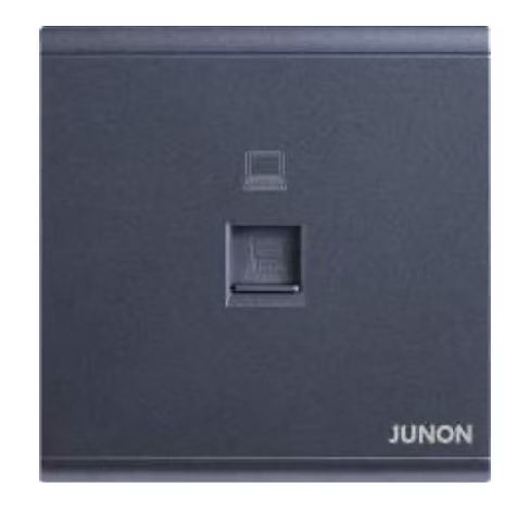 俊朗 天悅 黑 單位 CAT5E數據插座