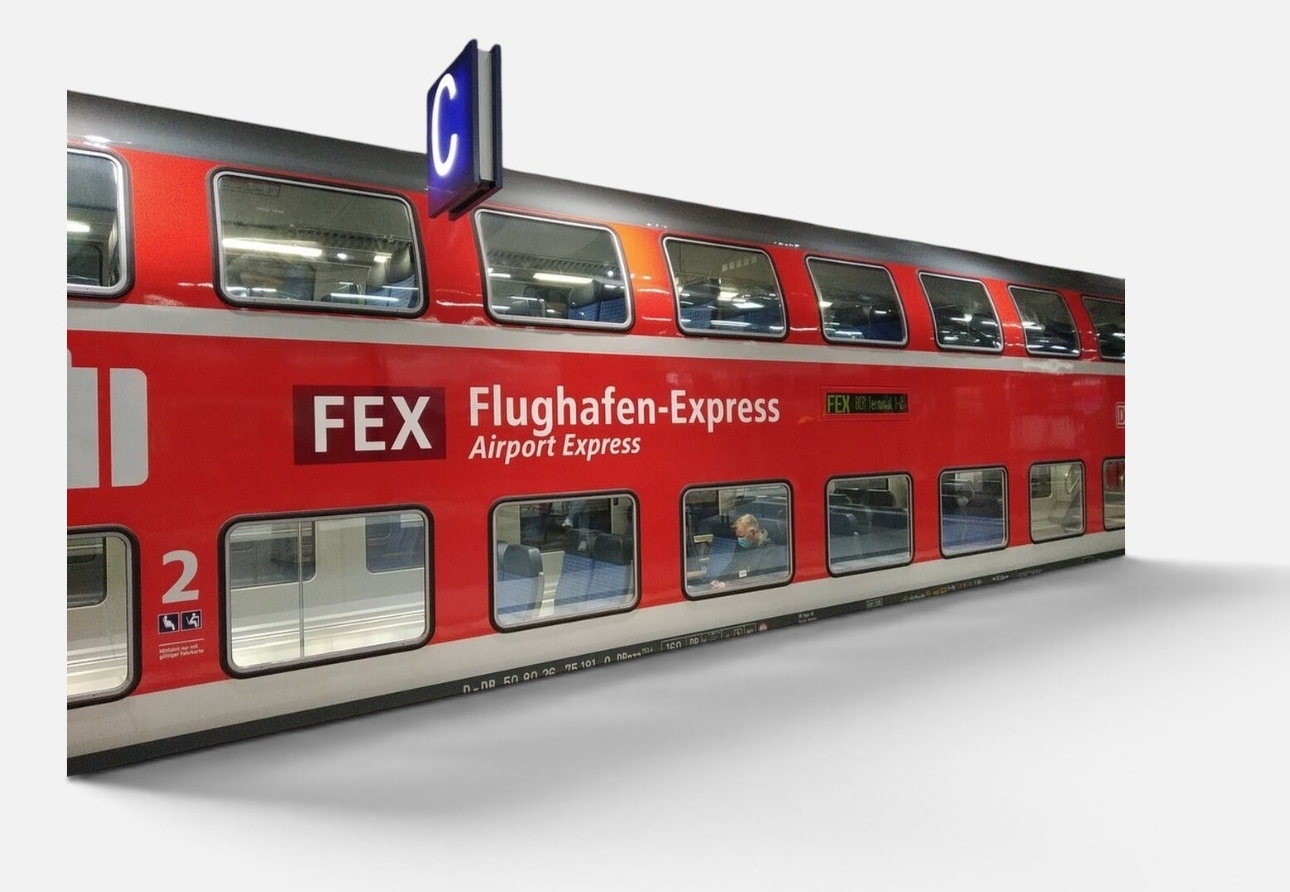 Double-decker coach „FEX‟, DB AG, Ep. VI 德國機場快線雙層客車廂Flughafen-Express