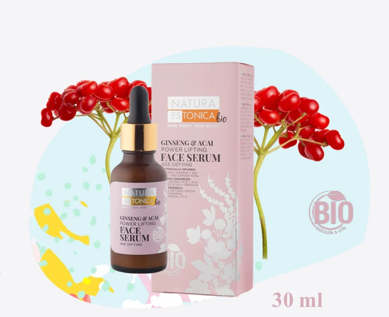 TP010 Natura Siberica 有機人蔘+巴西莓保濕提拉面精華 30ml