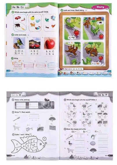 Oxford Phonics World 5+5 牛津自然拼讀教材｜5 books + 5 workbooks｜點讀版