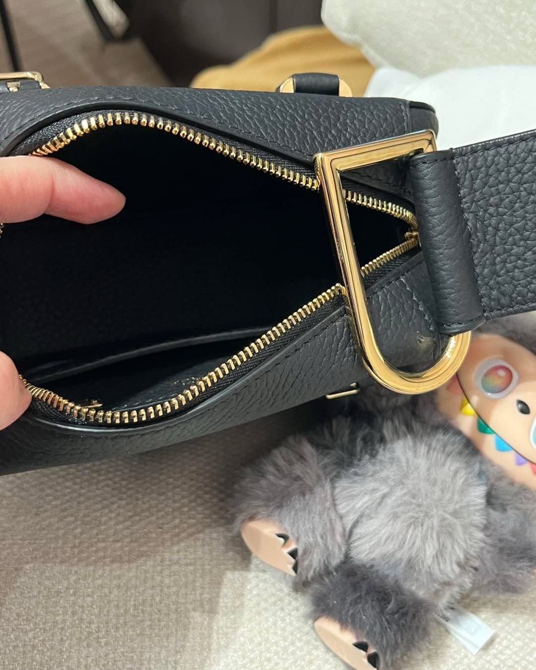 Delvaux cool box nano 黑金 100%Authentic,99%new✅dust bag  