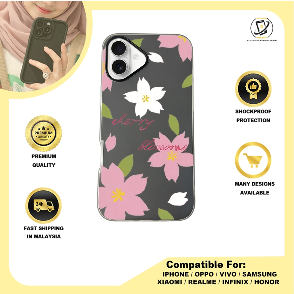 JELLY CASE PHONE FOR IPHONE - DESIGN FLOWER I