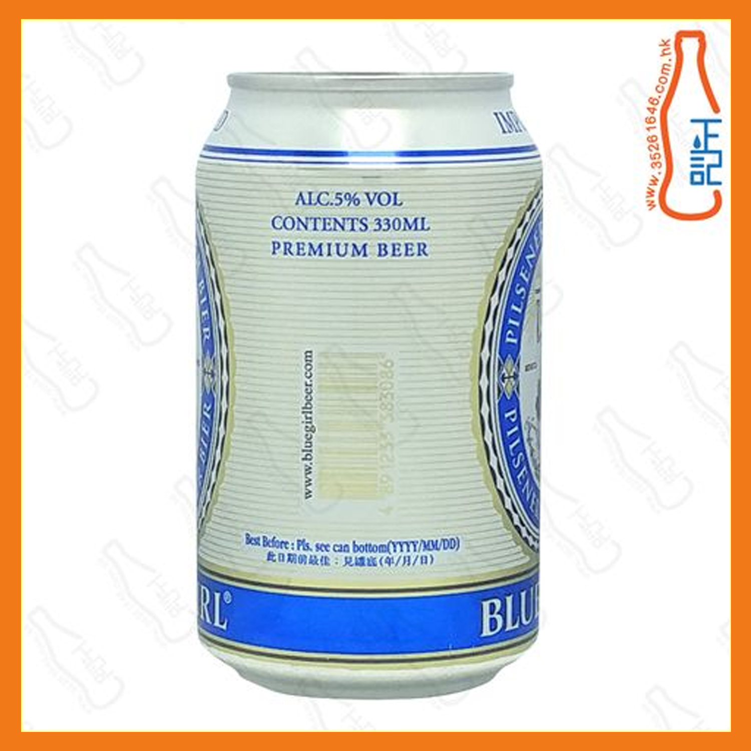==(細罐) 藍妹啤酒 330ml x 6罐 /份