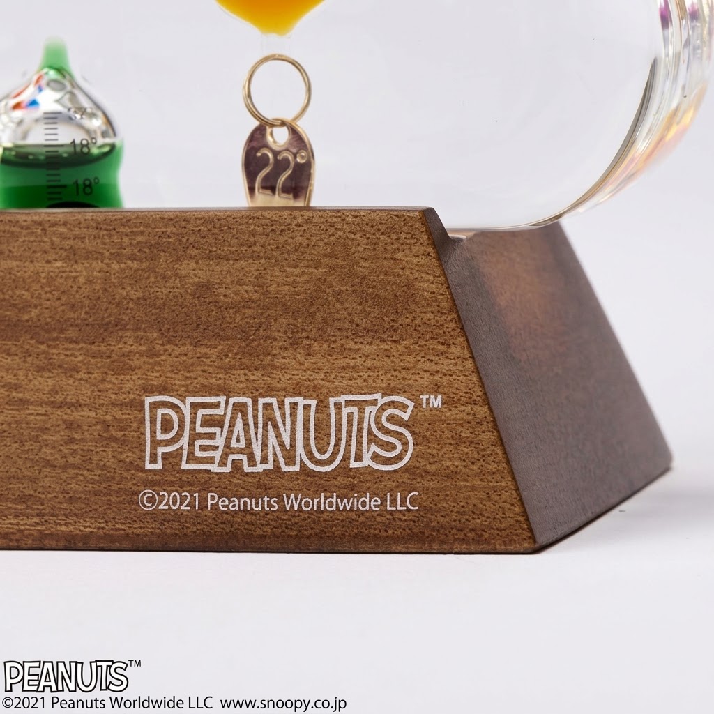 🔥🔥【日本直送《PEANUTS》SNOOPY雲朵玻璃浮球溫度計】