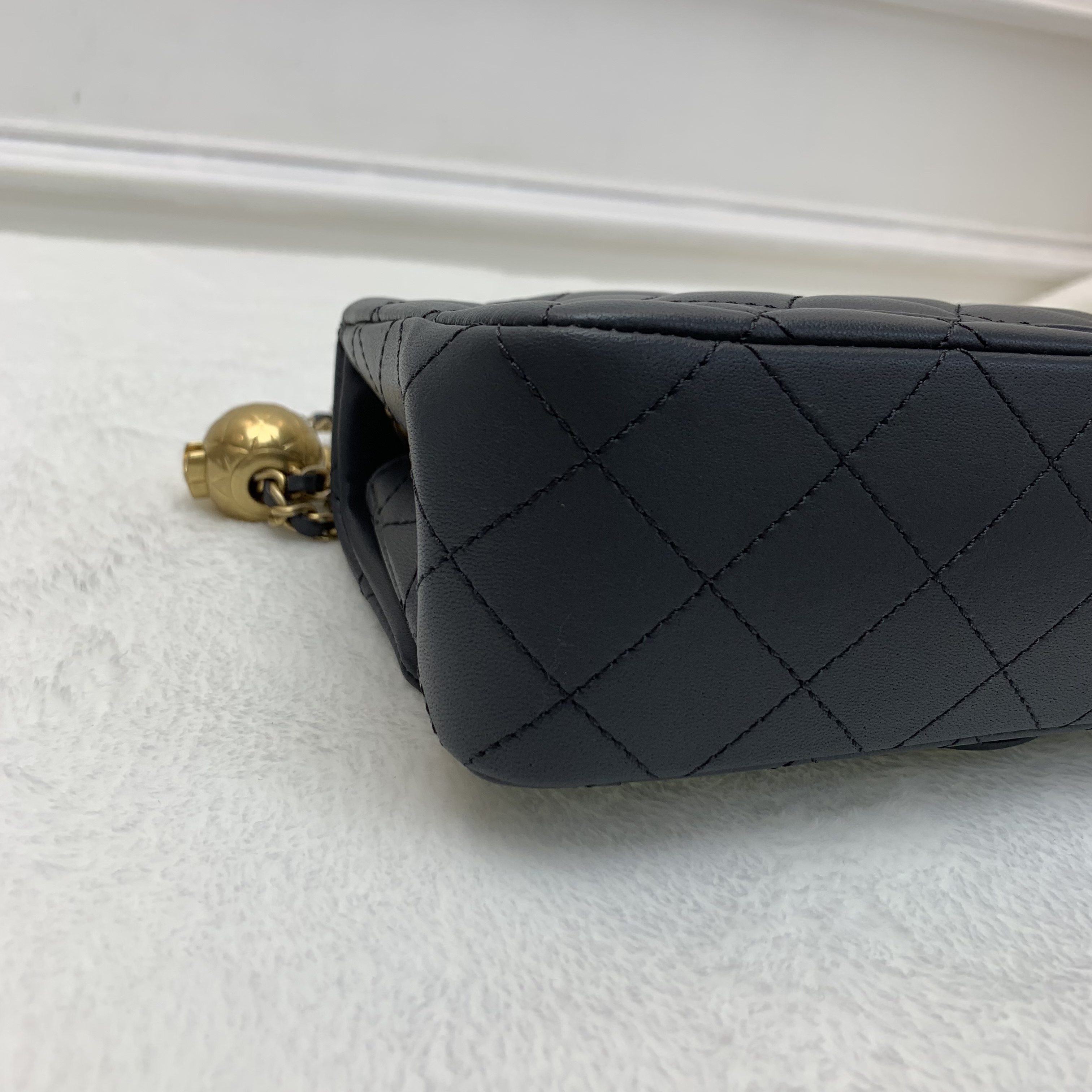 Full set閒置新熱賣🖤Chanel灰色大Mini