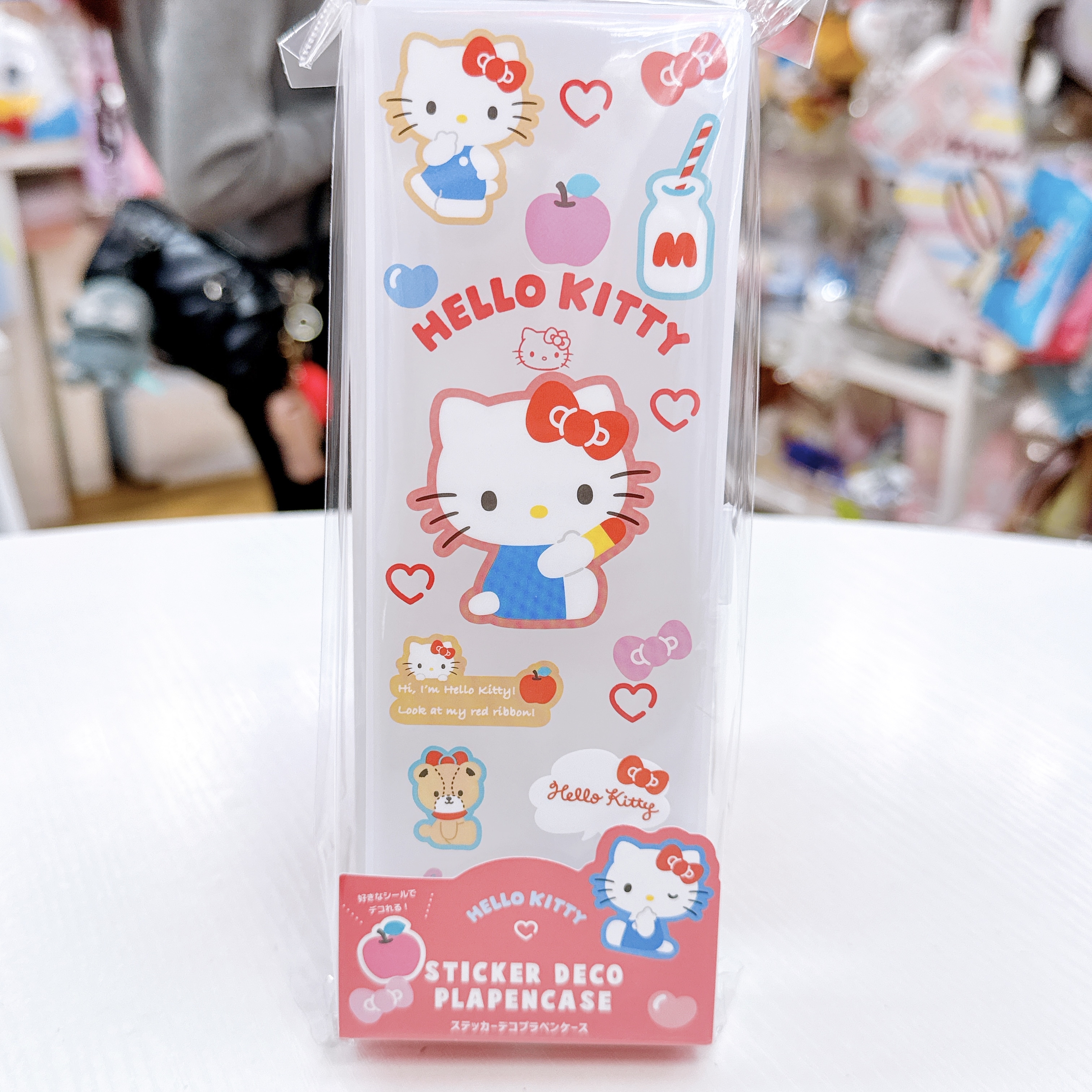 日本版Sanrio膠筆盒連貼紙