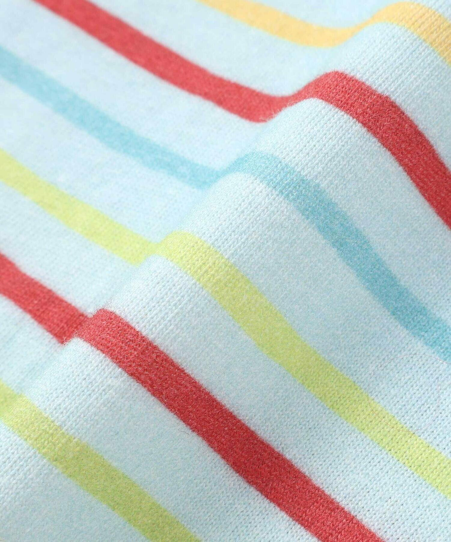 🇯🇵預訂 日本直送🇯🇵兩色好餓的毛毛蟲格紋條紋翻領短袖包屁衣