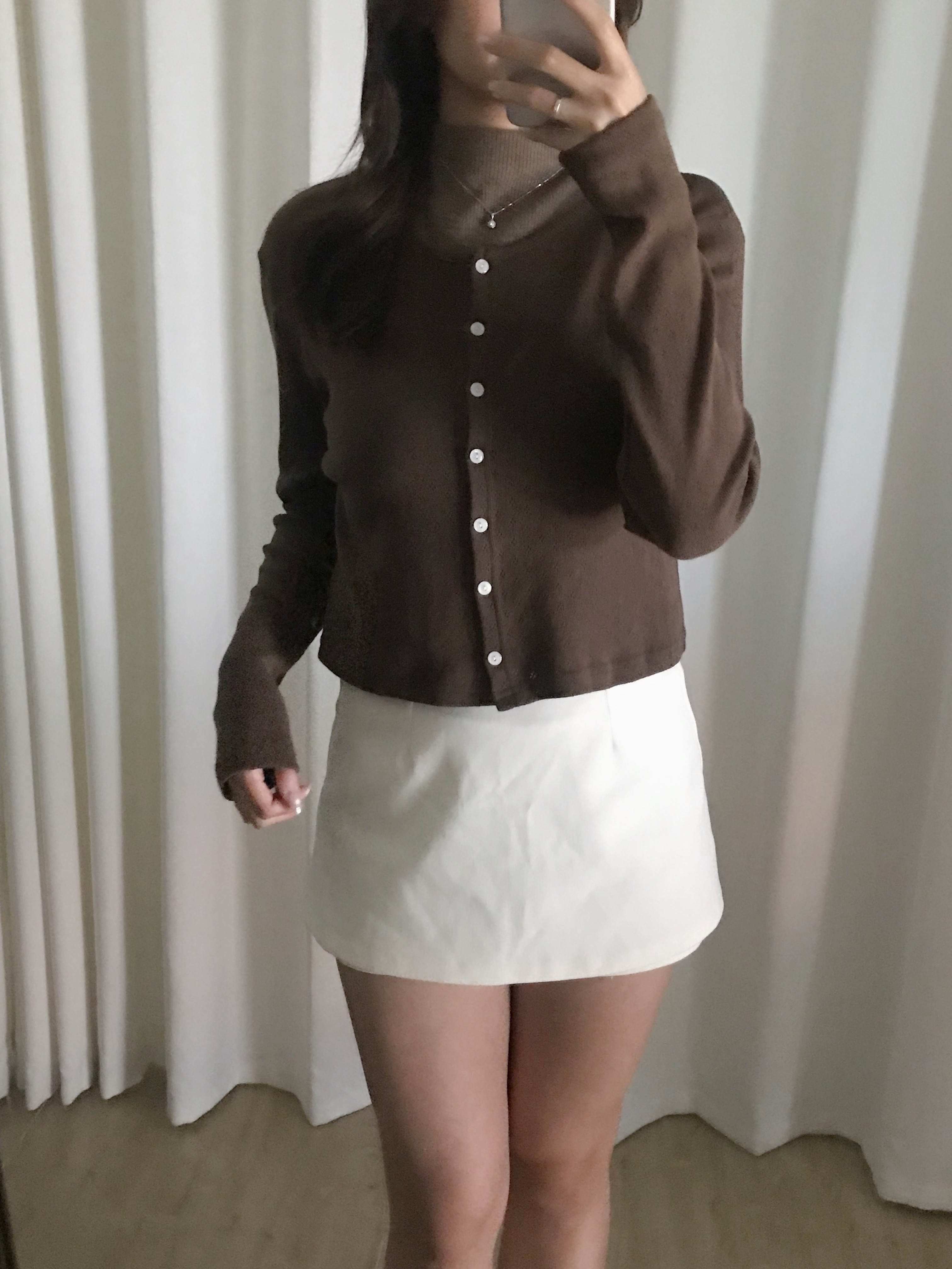 圓領棉質通花小外套(八色入)