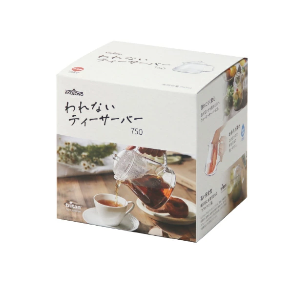 日本製 玻璃感透明茶壺 750ml｜耐用・防碎・易清洗