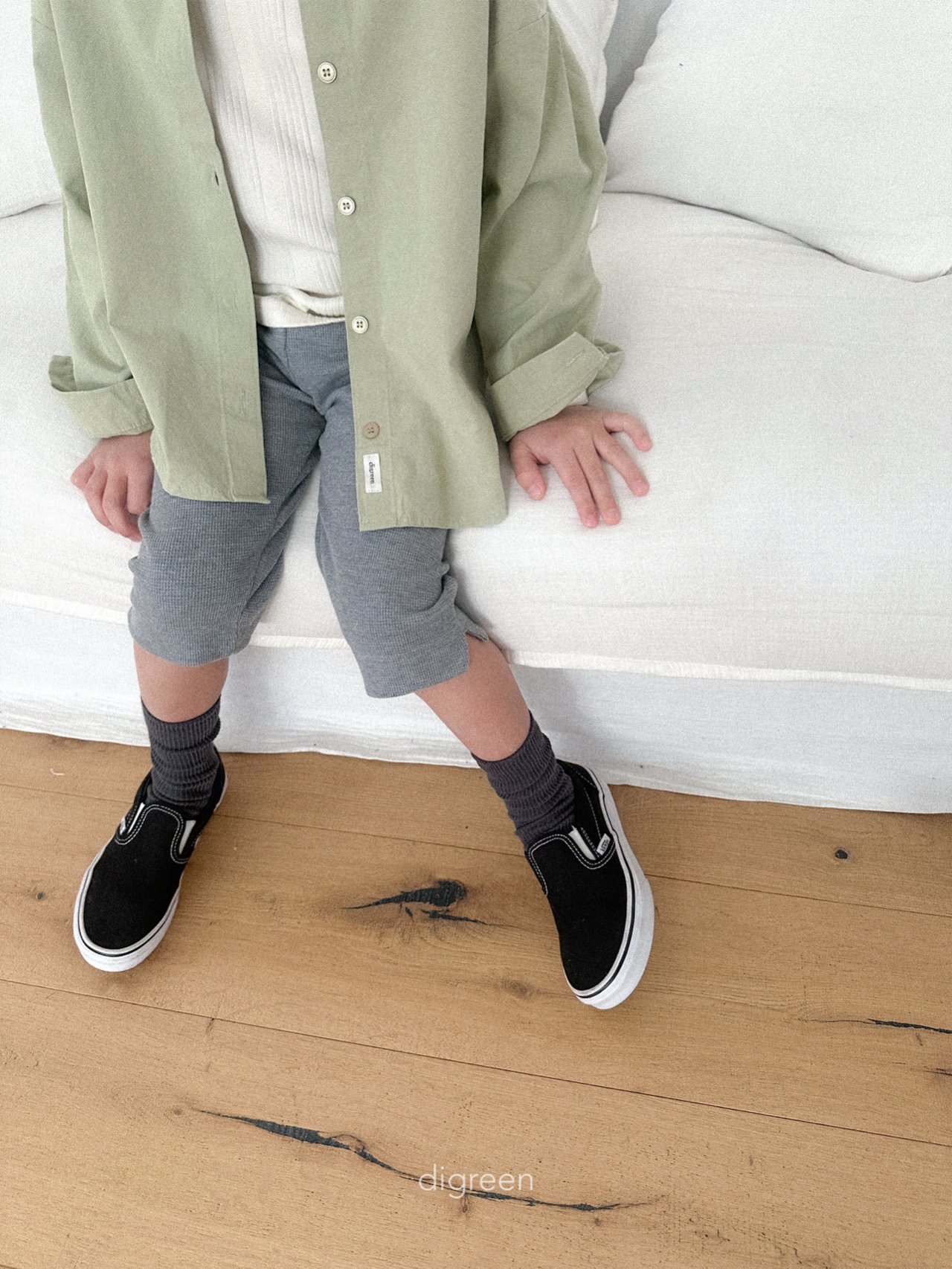 Digreen | half leggings (Black M95-105/L105-110)