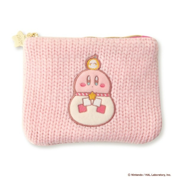 🌸 【預訂】Kirby 針織餅Pouch - 星之卡比 新品