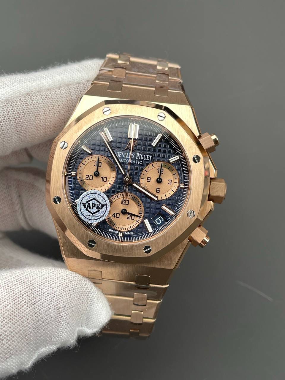 🚀玫金26240 蓝棕盘/41mm/4401机💯