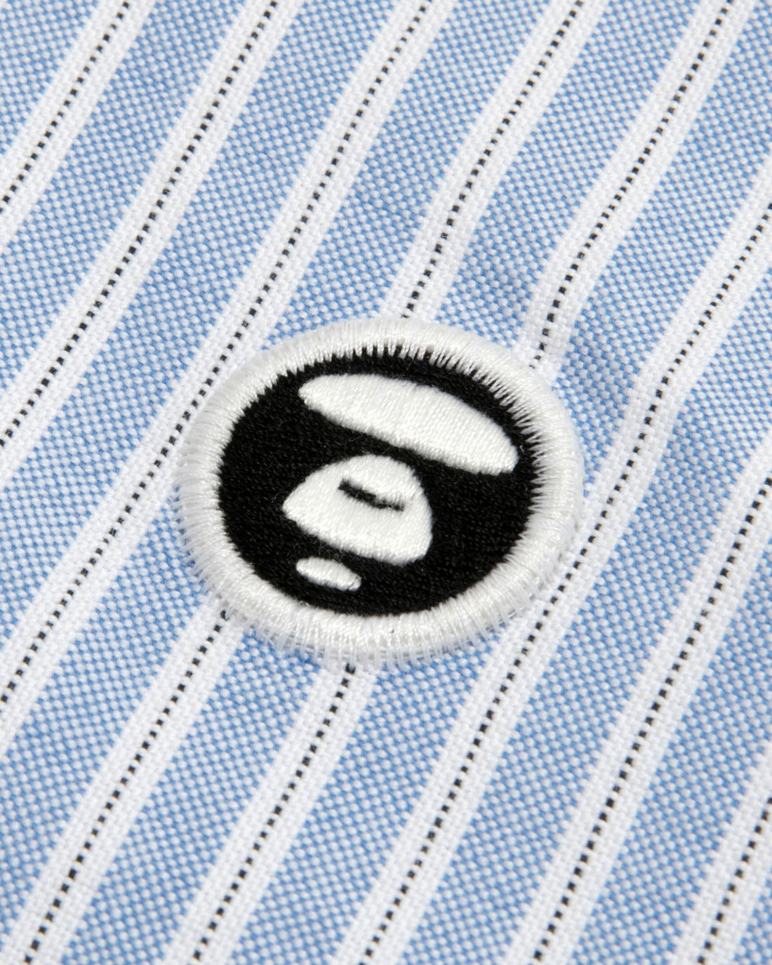 AAPENOW Moonface striped long sleeve shirt (8582XAR)
