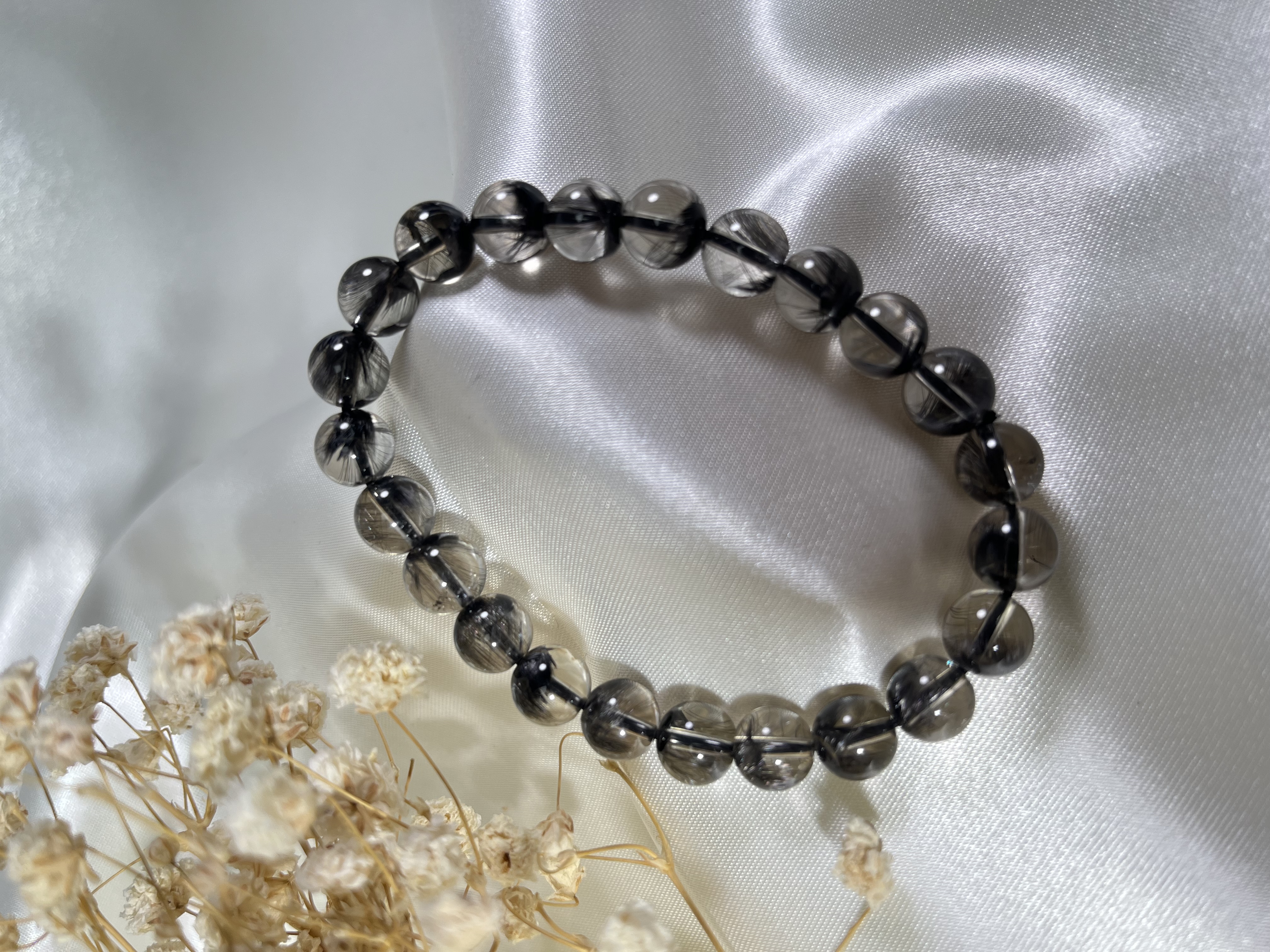 高品質透體黑銀鈦 8mm+