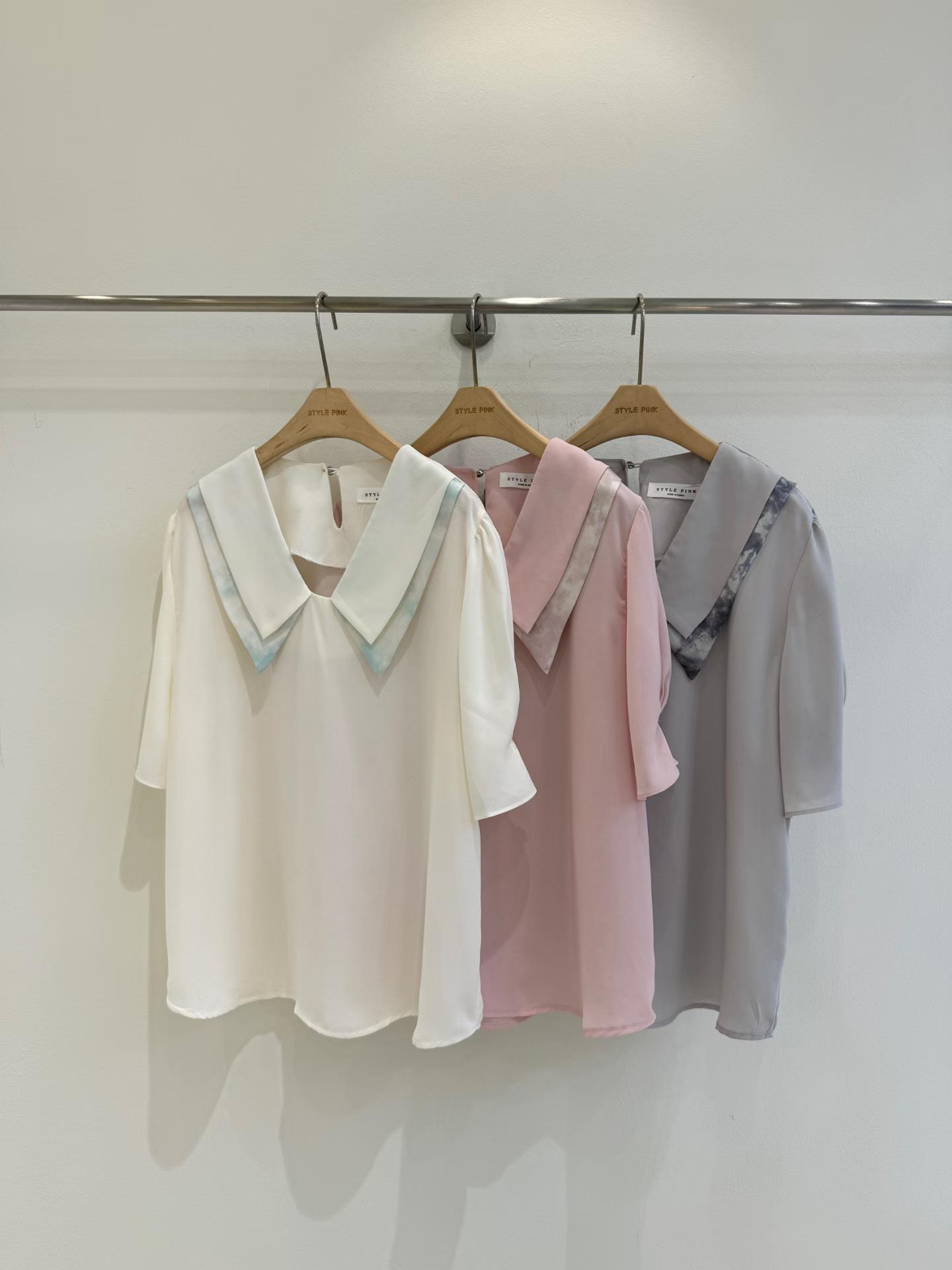 SP03_05 雙領水彩染BL (3色)