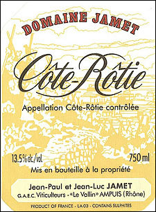 Domaine Jamet Cote Rotie 2004