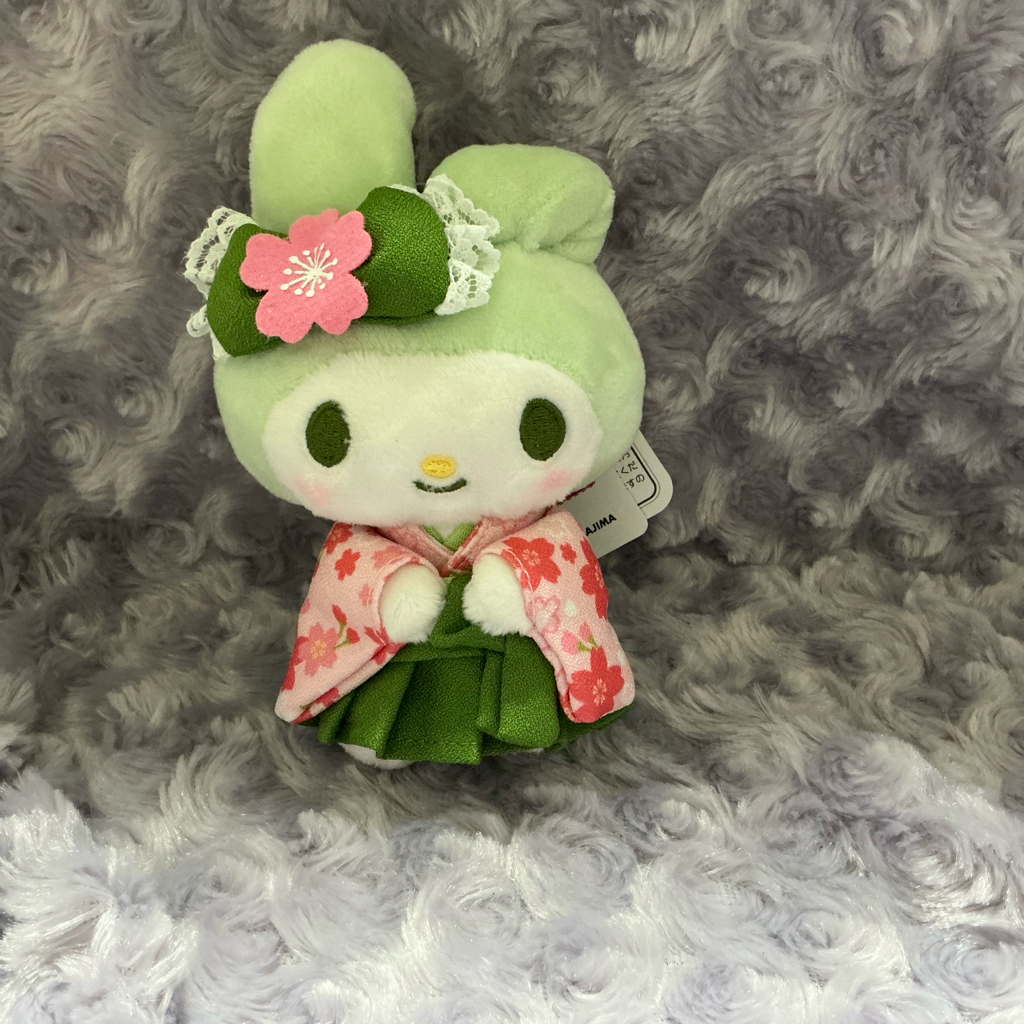 「現貨」Sanrio櫻花抹茶著物公仔匙扣