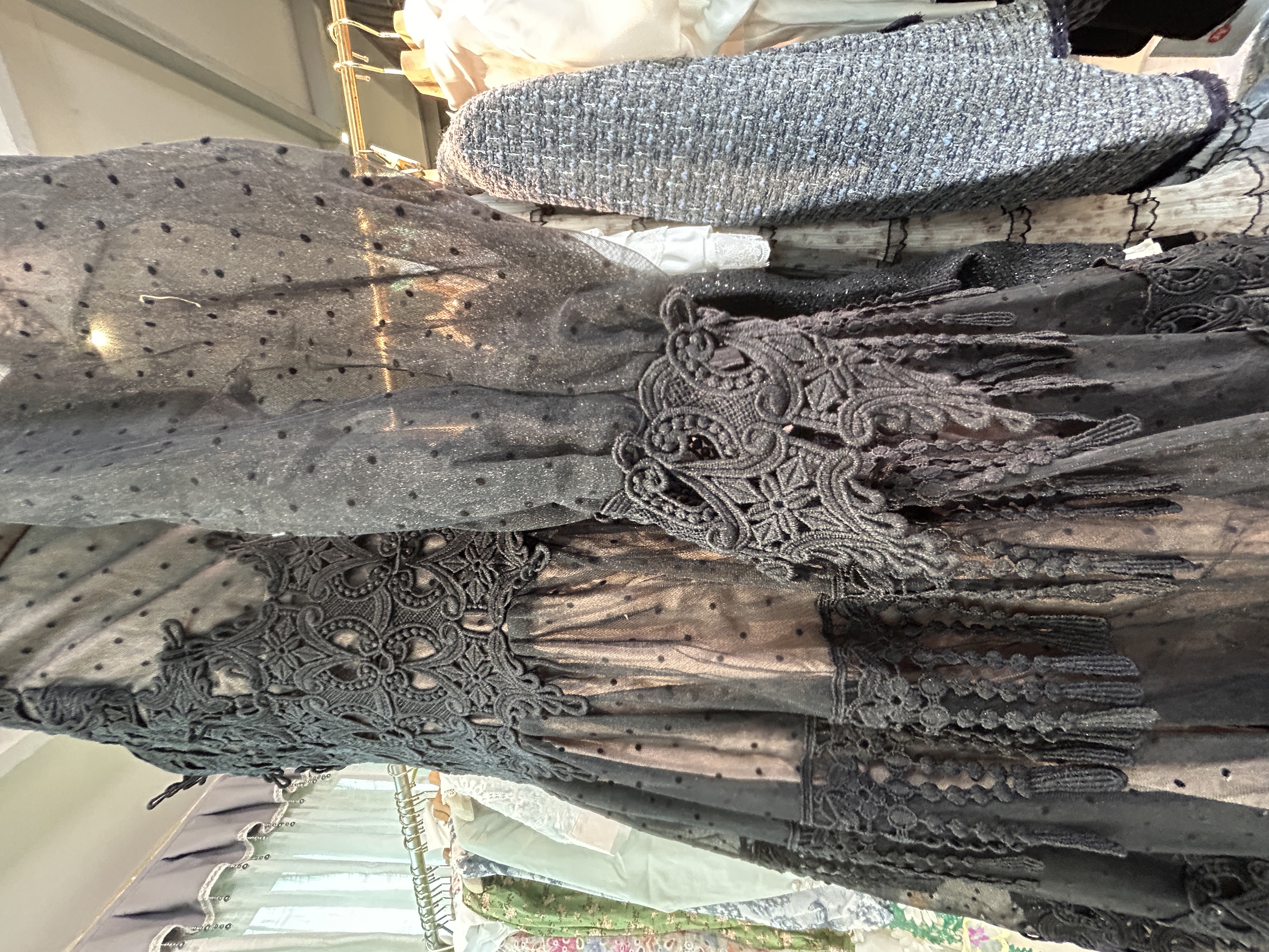 哥德風蕾絲連衣裙