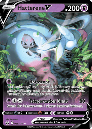 Pokemon TCG Crown Zenith - Hatterene V-065/159