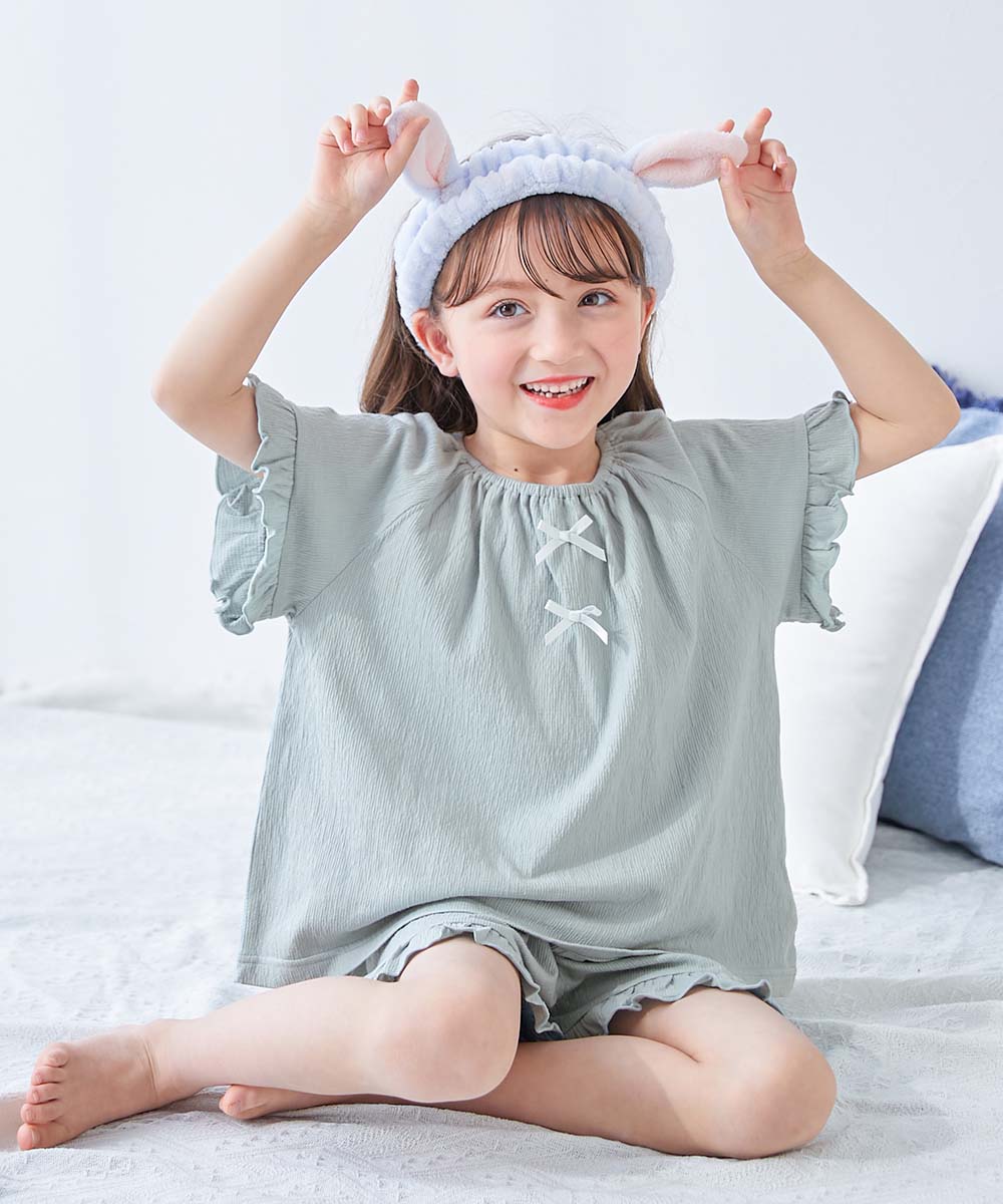 🆕 【⭐訂購⭐】日本直送 🇯🇵 🌀褶皺針織布料 荷葉邊家居服［3款選］🌀[ELCA-0094]