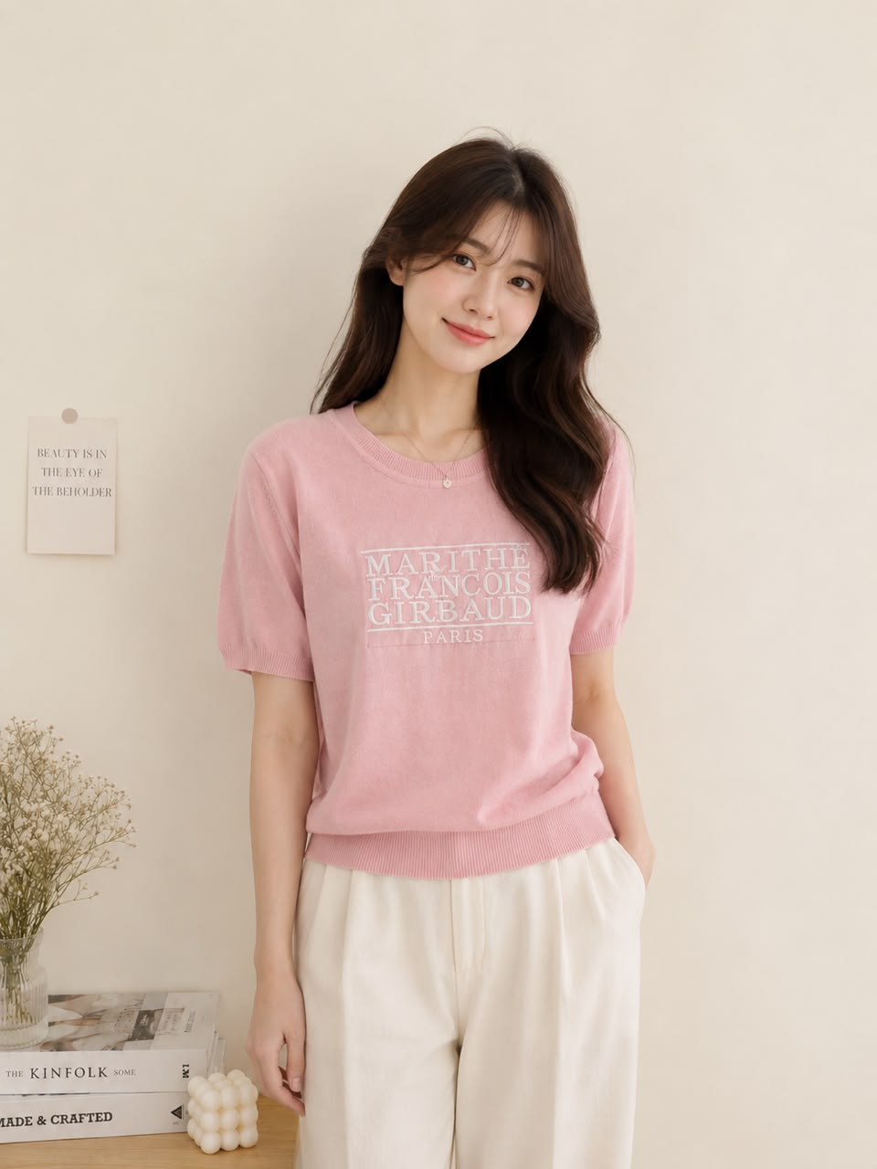 A012295 Basic Short Sleeve Knit Top