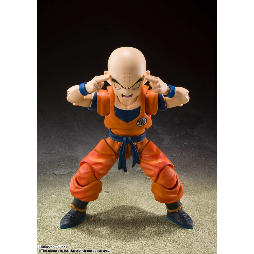 INCOMING SHF Dragon Ball Z Krillin Earth's Strongest Man Reissue