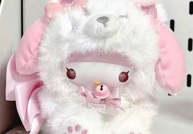 MINISO 「Sanrio島嶼狐系列」搪膠毛絨掛件盲盒-盲盒款$90✨✨🎀🧸🤍確認款dm詢問✨🎀#sanrio