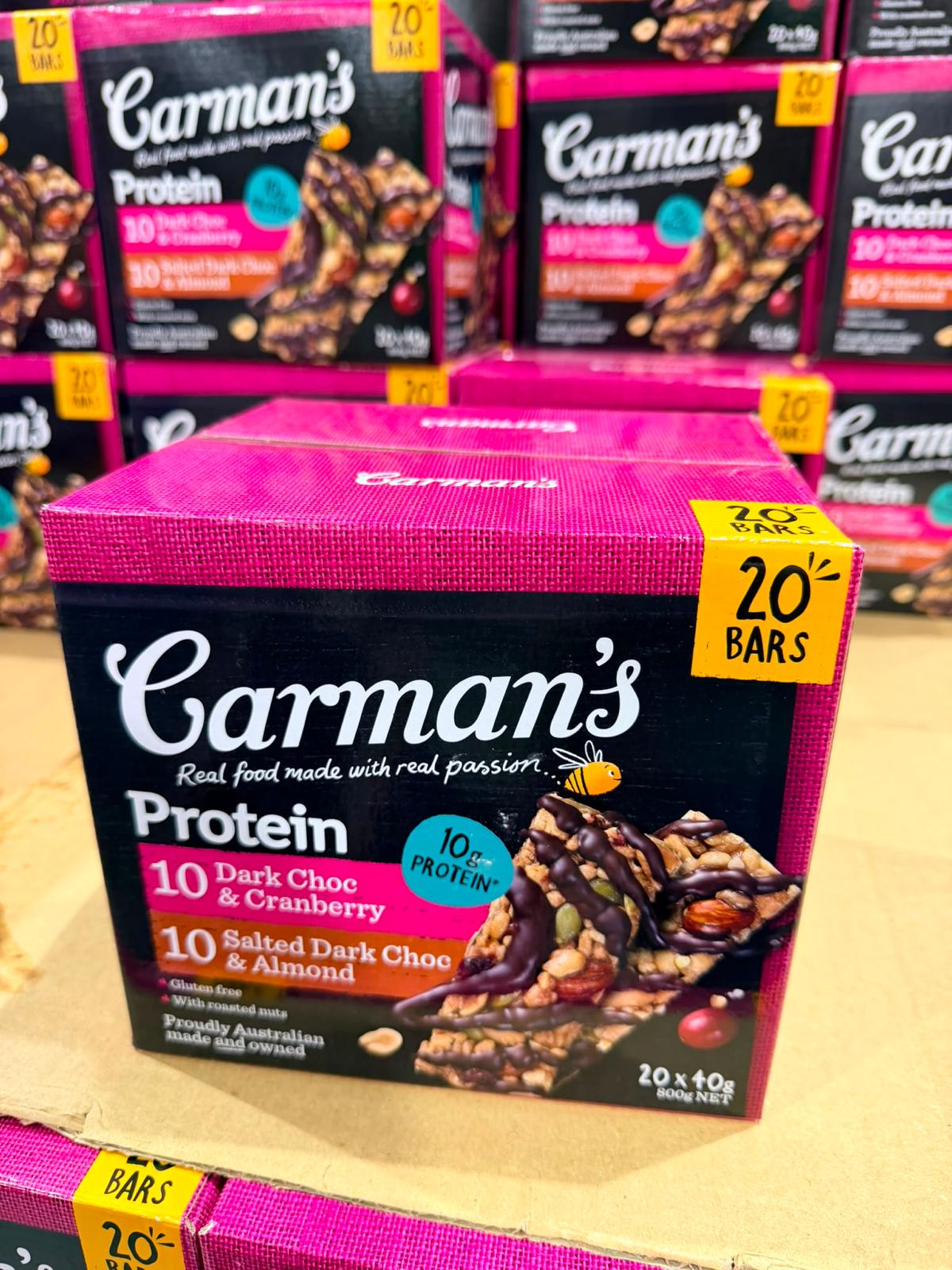 澳洲Costco │ Carman's Gourmet Protein Bars 40g (一盒20條)