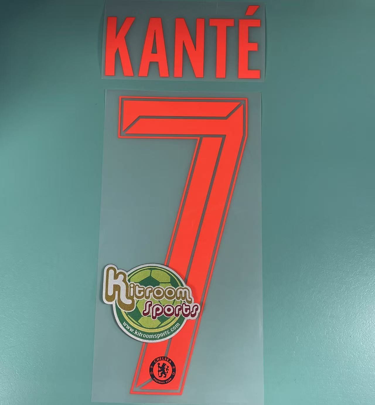 2021-22 Chelsea 3RD UCL Nameset #7 KANTE