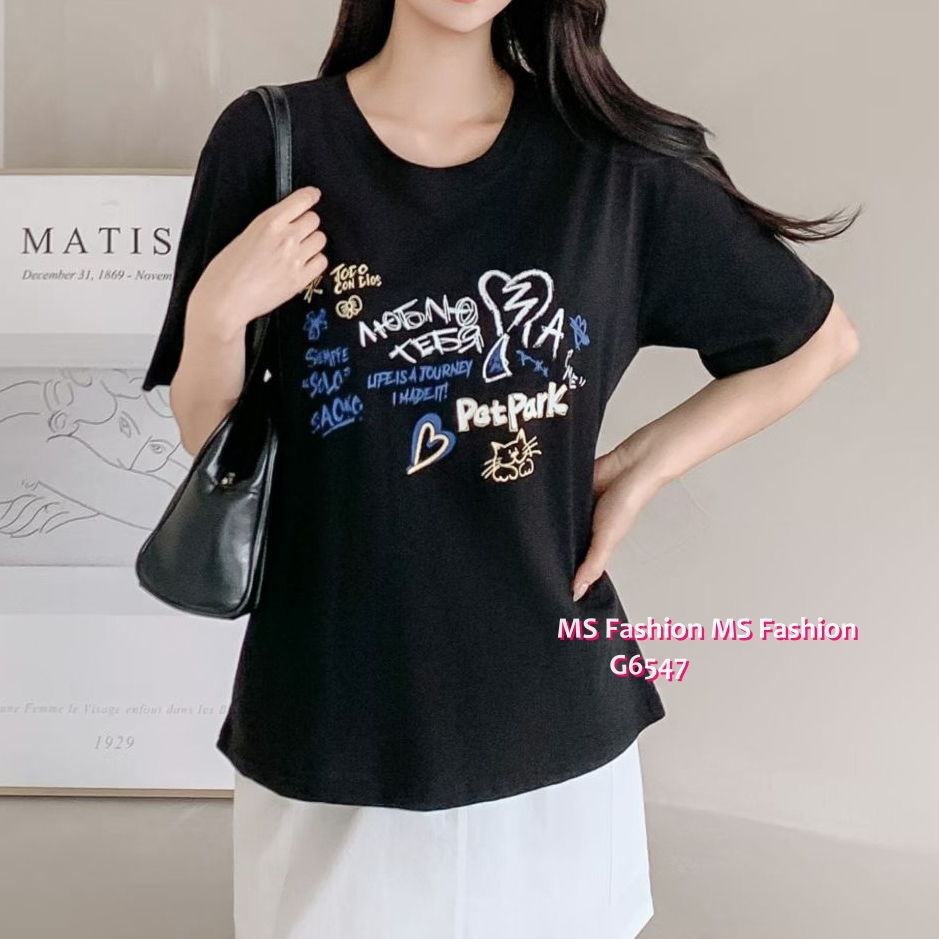 G6547 靚print tee