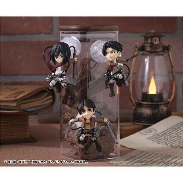 (預訂訂金 $100) (總價 $346) MegaHouse Tobimas 進擊的巨人 (原盒6盒) (1套6款) (行版)