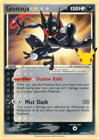 Pokemon TCG Sword & Shield Promos - Greninja-SWSH144