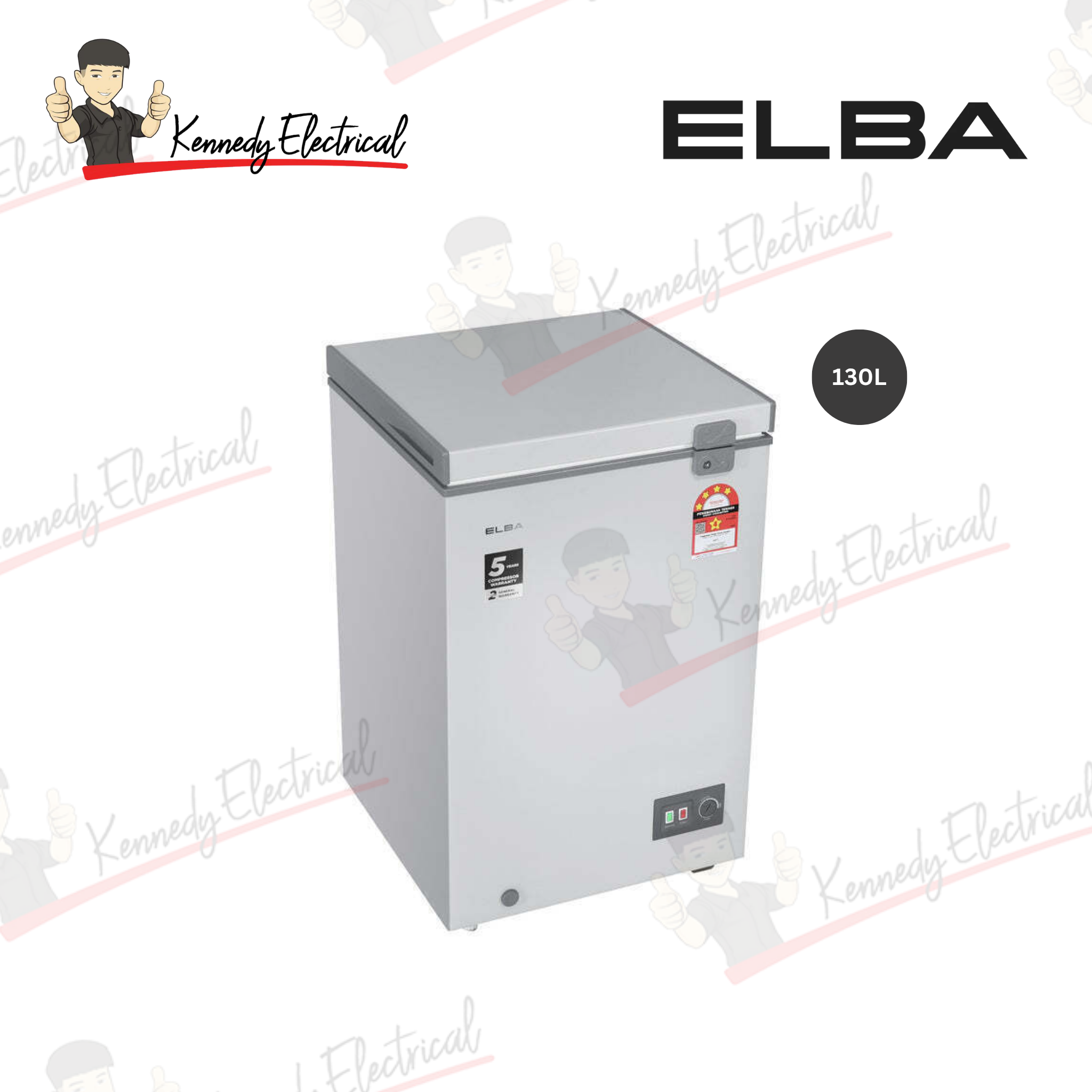ELBA 130L Chest Freezer (EF-R1380(GR))