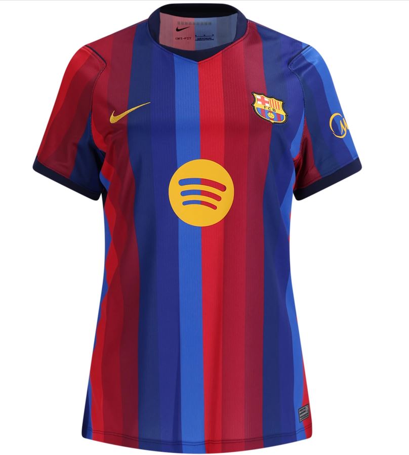 Nike Barcelona 巴塞羅拿 2026-27 主場女裝球迷版球衣 (可加印字章) 