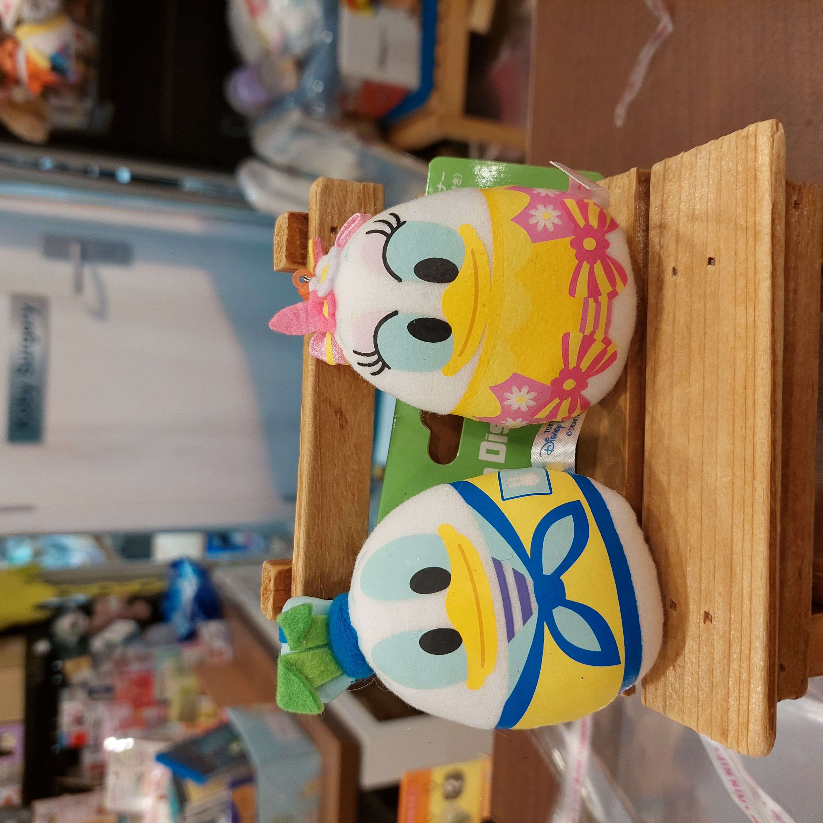 日本廸士尼 2014 Easter Donald Daisy  復活蛋 吊飾