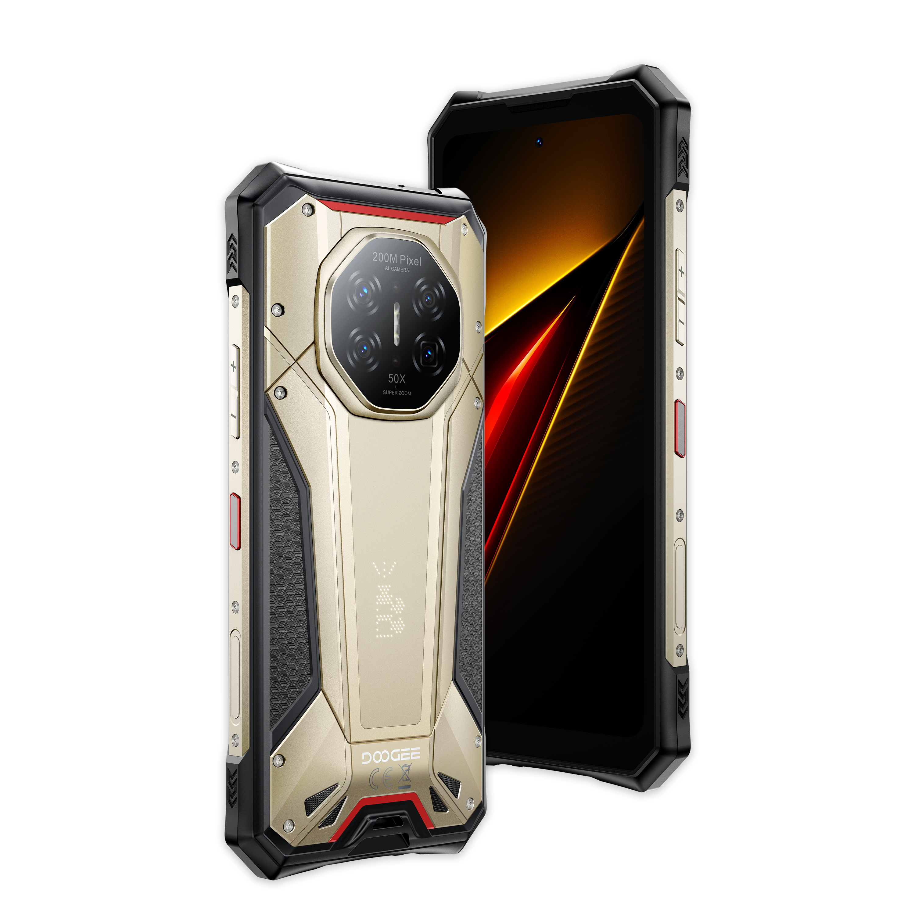 DOOGEE S300 Plus 5G | 12GB/1TB 6.78吋 120Hz 11000mAh 夜視 LED燈光陣列 即時對講功能 WiFi6E 三卡槽 快門鍵 AI助手 三防手機 Rugged Phone